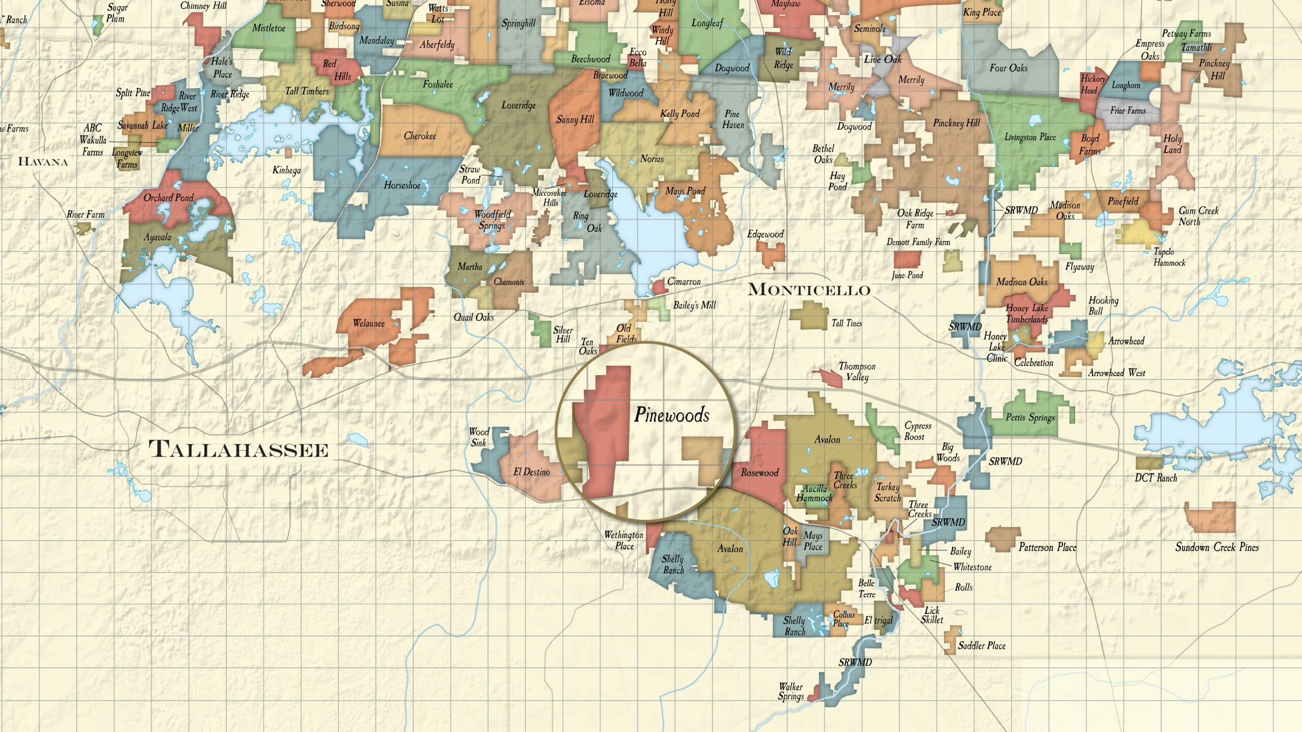 Pinewoods Location Map