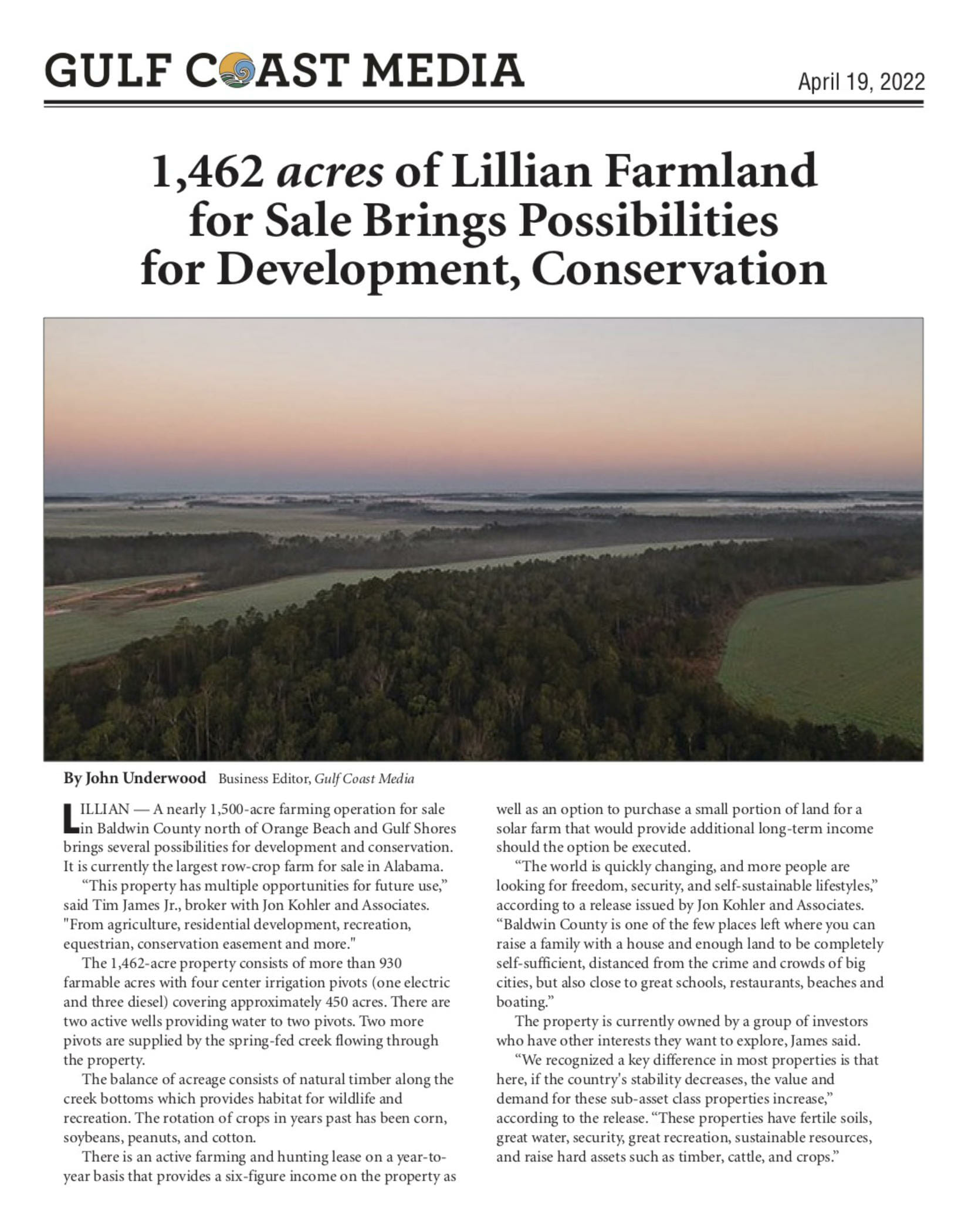 Gulf Coast Media Lillian Farmland